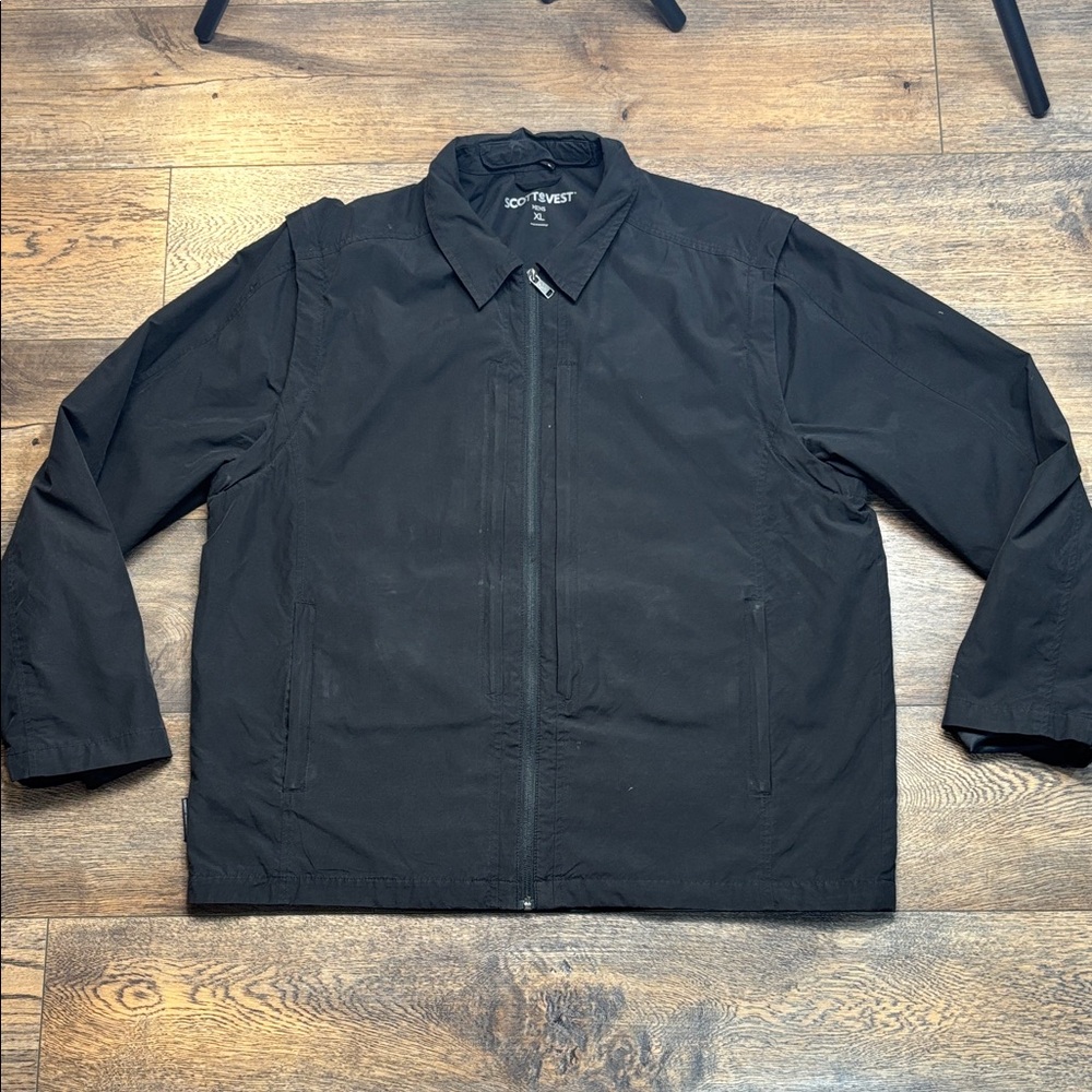 Scottevest Men's Black Mid weight EDC Jacket xl like new